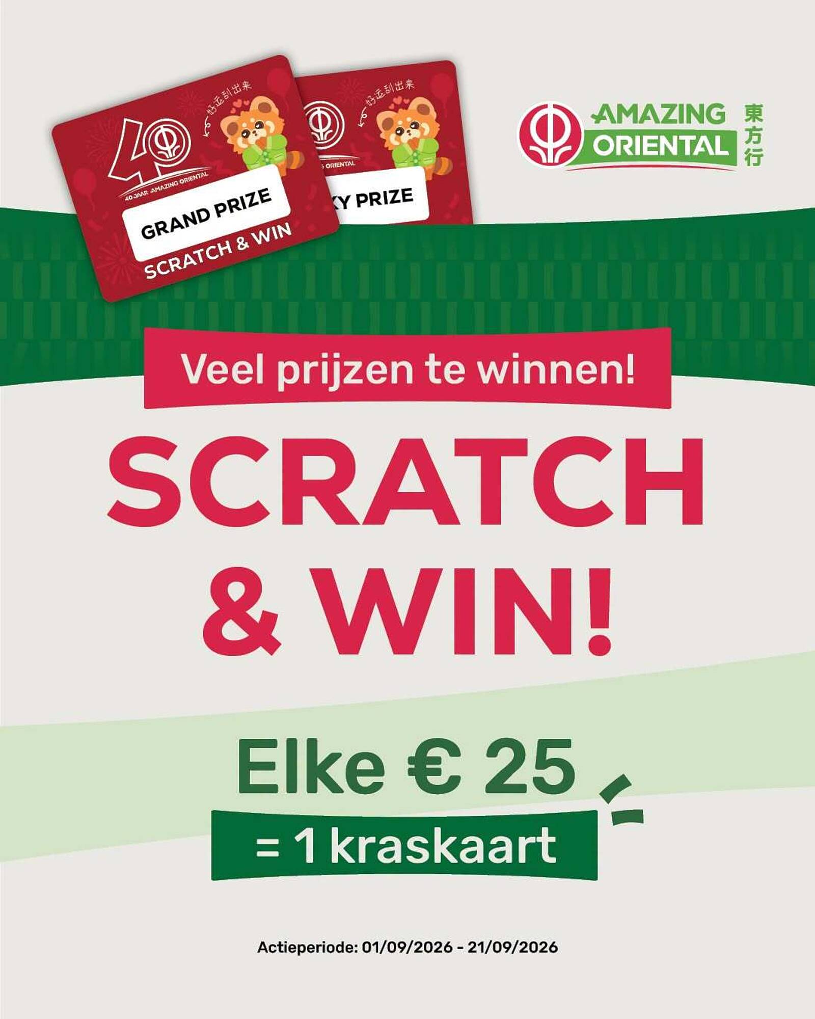 Amazing Oriental Scratch & Win 01/09-21/09
