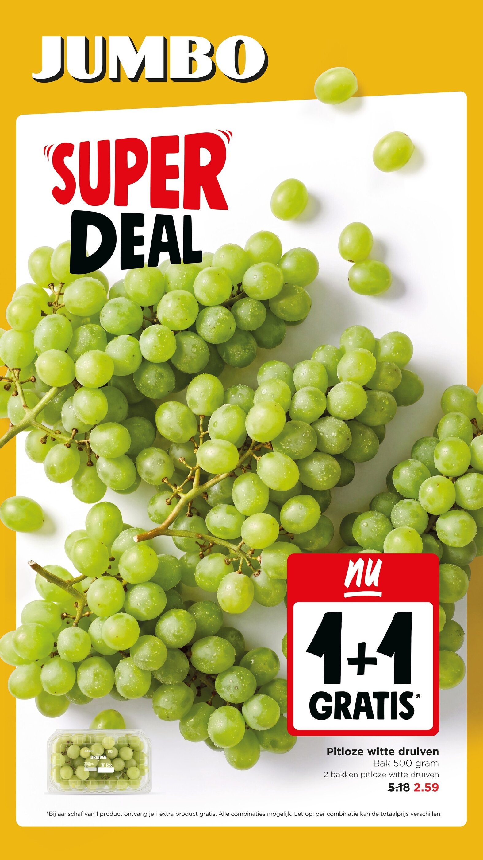 Jumbo 16/09-22/09 folder: 48 pagina's, en pagina 2 maakt van 1000 Extra's-punten €5 korting